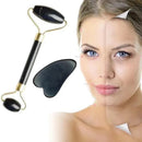 Massageador Facial Anti Rugas com Pedra de Jade - Brazilis 