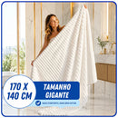 CloudSoft™ – Toalha Premium Algodão Turco | Kit 10 Banhão + 10 Rosto (BRINDE)
