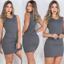 Vestido Canelado Versátil - Brazilis Shop - Brazilis 