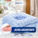 CloudSoft™ – Toalha Premium Algodão Turco | Kit 10 Banhão + 10 Rosto (BRINDE)