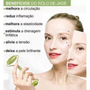 Massageador Facial Anti Rugas com Pedra de Jade - Brazilis 
