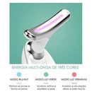 Massageador Rejuvenescedor com LED para Rosto e Pescoço - Brazilis 