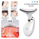Massageador Rejuvenescedor com LED para Rosto e Pescoço - Brazilis 