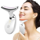 Massageador Rejuvenescedor com LED para Rosto e Pescoço - Brazilis 